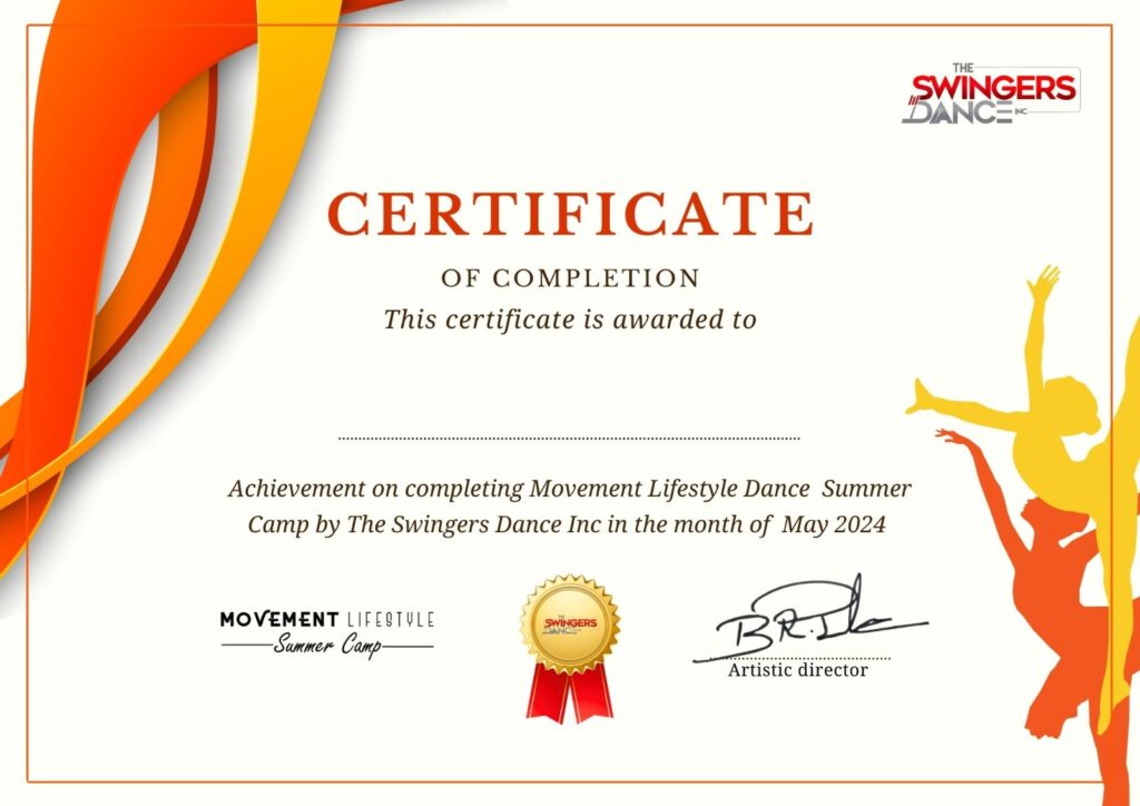 Swingers Dance Certification